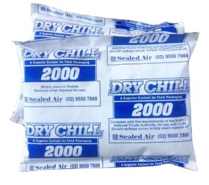 Dry Chill Food Medical Grade Dry Ice Packs Bubble Plain Back Ice Pack